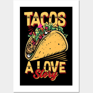 Tacos A love Story Posters and Art